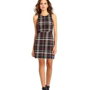 Giani bini black, red, white plaid dress.